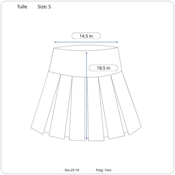 Tulle Black Skirt With Silver Floral Pattern Size S - Picture 5 of 5